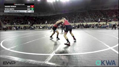 130 lbs Round Of 16 - Hagen Remus, Barnsdall Youth Wrestling vs Ryan Smith, Darko Valley Wolf Pack