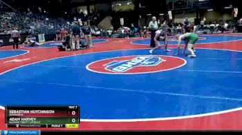 6A-175 lbs Quarterfinal - Adam Harvey, Blessed Trinity Catholic vs Sebastian Hutchinson, Brunswick