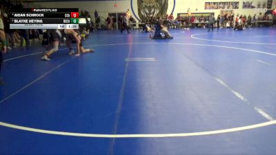 165 lbs Semifinal - Blayke Heying, Benton Community vs Aidan Schrock, Clear Creek-Amana