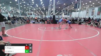 160 lbs Rr Rnd 2 - Brayden Slugg, D3 Training Center vs Maddison Helms, Kraken Red