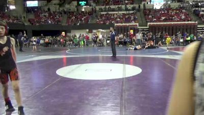 85 lbs Cons. Round 2 - Reagan Groce, Butte Wrestling Club vs Jonathan Haney, Powell Wrestling Club