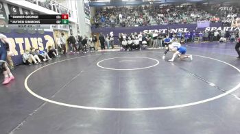 132 lbs Quarterfinal - Jayden Simmons, Helena Capital vs Tanner George, Coeur D Alene