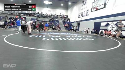 165 lbs Semifinal - Jacob Thompson, Coweta vs Dredryn Spencer, Muskogee