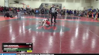 45 lbs Semifinal - Maverick Lembke, Westfield Razorbacks vs Coen McDonough, Pursuit Wrestling Minnesota
