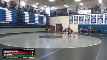 133 lbs 1st Place Match - Eli Sneed, Cornell College vs Jackson Rustad, Chicago