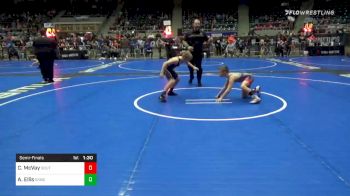 90 lbs Semifinal - Cash McVay, South Central Punishers vs Austin Ellis, Sanderson Wrestling Academy