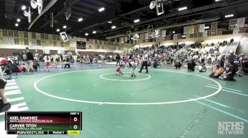 49 lbs Round 2 - Axel Sanchez, Socal Grappling Wrestling Club vs Carver Titov, Team Temecula /Pin Club
