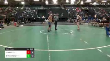 152 lbs Semifinal - Carter Braun, Columbus vs Brandon Hasenkamp, Wahoo High School