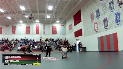 113 lbs Cons. Round 2 - Bret Snelling, Copley vs Kerklin Farrow, Shaw