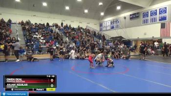 43 lbs Round 1 - Julian Aguilar, Hawkeye WC vs Owen Deal, Poweline Wrestling