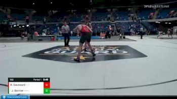 160 lbs Cons. Round 2 - Joey Barrow, Auburn vs Rene Gaunaurd, Crystal Lake Central