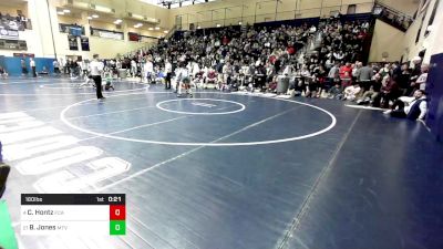 160 lbs Round Of 16 - Chase Hontz, Faith Christian Academy vs Blake Jones, Mountain View