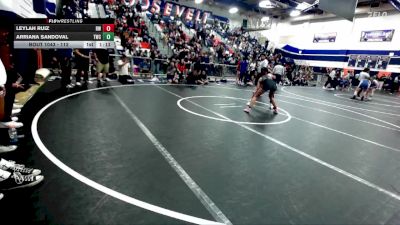 112 lbs Quarterfinal - Arriana Sandoval, Threshold Wrestling Club vs Leylah Ruiz, Reign WC
