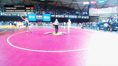 Boys 3A 215 lbs Champ. Round 3 - Nehemiah Washington, Decatur vs Adam Dalan, Walla Walla