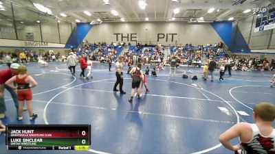 160 lbs Round 2 - Luke Sinclear, Uintah Wrestling vs Jack Hunt, Grantsville Wrestling Club