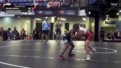 67 lbs 1st Place Match - Mason Novelli, Avalanche Wrestling Association vs Cameron Gilbert, NOVA Wrestling Club