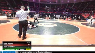 2A 126 lbs Champ. Round 1 - Nate Sanchez, Chicago (St. Ignatius) vs Nino Protti, Chicago (St. Rita)