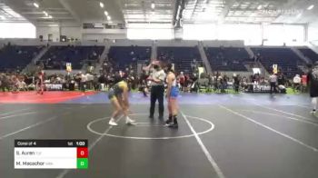 109 lbs Consi Of 4 - Shayna Auren, Tuf California Wrestling Academy vs Madison Macachor, Swamp Monsters