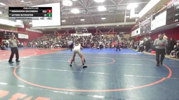 152 lbs Quarterfinal - Jayden Butikofer, Livermore vs Remington Escobedo, Del Norte