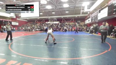 152 lbs Quarterfinal - Jayden Butikofer, Livermore vs Remington Escobedo, Del Norte