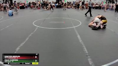 105 lbs Round 4 (8 Team) - Mack Karmon, Ohio Gold vs Sawyer Breslin, Mat Warriors Red