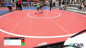 130 lbs Rr Rnd 2 - Reagan Cupit, Brushy Wrestling Club vs Jaycee Cox, Sperry Wrestling Club