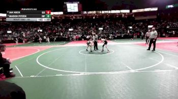 95 lbs Semifinal - Mason Pitzen, EMPA vs Jak Keck, SCRA
