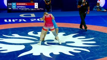 72 kg Quarterfinal - Lilly Schneider, GER vs Alexandra Zaitseva, KAZ