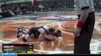 113 lbs Semis & 1st Wrestleback (8 Team) - Tyler Riley, Vacaville vs Kiowa Vines, Thompson