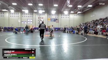 120 lbs Champ. Round 2 - Charlie Say, Brentwood vs Mason McKell, Goodpasture