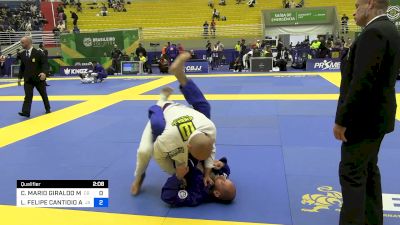 CARLOS MARIO GIRALDO MUÑOZ vs LUIS FELIPE CANTIDIO ASSIS OLIVE 2024 Brasileiro Jiu-Jitsu IBJJF