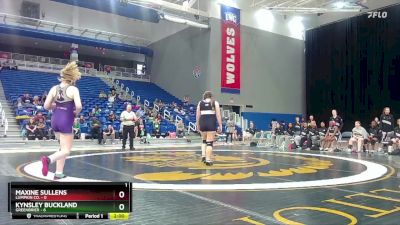 190 lbs Quarters & 1st Wb (16 Team) - Kynsley Buckland, Greenbrier vs Maxine Sullens, Lumpkin Co.