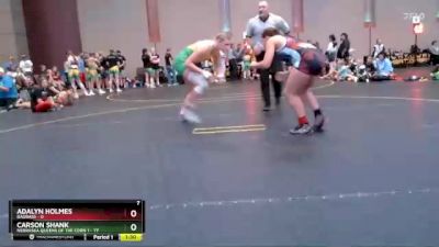 175 lbs Round 1 (4 Team) - Carson Shank, Nebraska Queens Of The Corn 1 vs Adalyn Holmes, Badbass