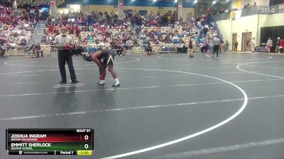 165 lbs Champ. Round 2 - Emmitt Sherlock, Gilman School vs Joshua Ingram, Bishop McNamara