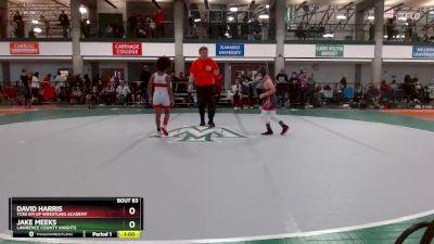 73-79 lbs Semifinal - Jake Meeks, Lawrence County Knights vs David Harris, Toss Em Up Wrestling Academy