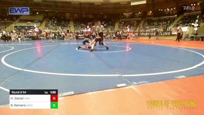 76 lbs Round Of 64 - Hayes Daniel, Threestyle vs Brody Romero, Wrestling Academy Of The Rockies