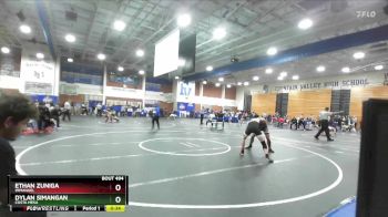 132 lbs Cons. Round 1 - Ethan Zuniga, Immanuel vs Dylan Simangan, Costa Mesa