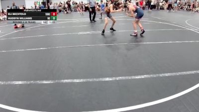 88 lbs Round 4 (6 Team) - Hudsyn Williams, Wrecking Crew vs Eli Bechtold, TDWC