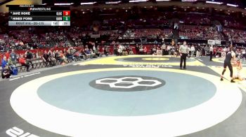 D3-175 lbs 3rd Place Match - Hines Ford, Barnesville vs Jake Hoke, Graham Local