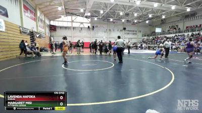 170 (172) Cons. Semi - Margaret Misi, Pittsburg Senior vs Lavenda Hafoka, Dublin