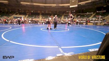 110 lbs Consi Of 16 #1 - Slaton Sundlie, Ozark Youth Wrestling vs Rye Davis, Threestyle