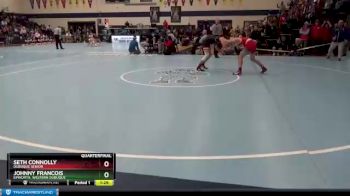 138 lbs Quarterfinal - Johnny Francois, Epworth, Western Dubuque vs Seth Connolly, Dubuque Senior