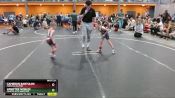 50 lbs Champ. Round 2 - Cameron Bartolini, Carolina Reapers vs Webster Nobles, Coastal Elite Wrestling