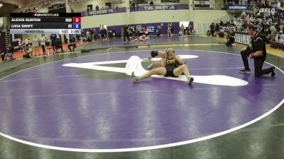 145 lbs Semifinal - Alexis Burton, Fort Hays State vs Livia Swift, Ottawa University