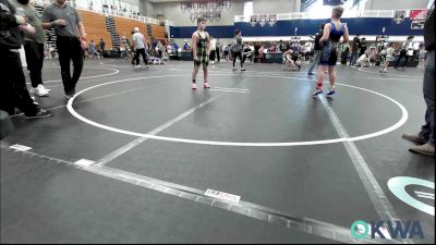 110 lbs Consolation - Deklyn Barnes, Harrah vs Boston Emmert, Standfast