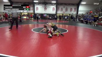 113 lbs Round 1 - Garrett Pumphrey, Eddyville-Blakesburg-Fremont vs Evan King, Mackinaw