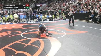 1st Place Match - Cole Caniglia, Creighton Prep vs Creighten Lassen, Millard West