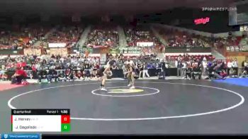 182 lbs Quarterfinal - Justin Degollado, Ulysses vs Jack Harvey, Baldwin