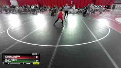 128-129 lbs Round 3 - Adam Poppe, Wisconsin vs William Martin, JJ`s Club Wrestling