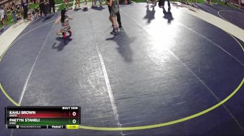 132-140 lbs Round 1 - Kahli Brown, Idaho vs Paetyn Staheli, Utah